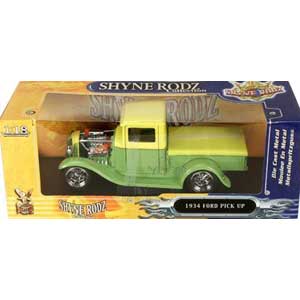 Ford Pick-up 1934 Yellow/Green (1/18)